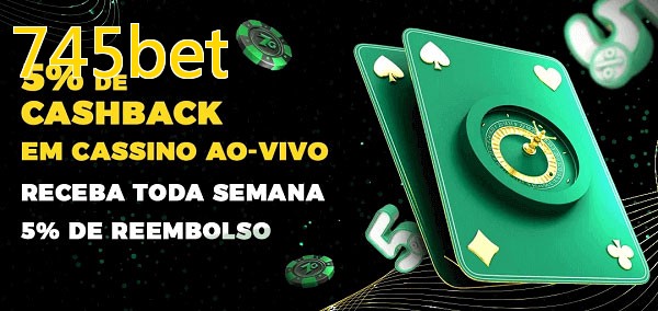 Promoções do cassino ao Vivo 745bet